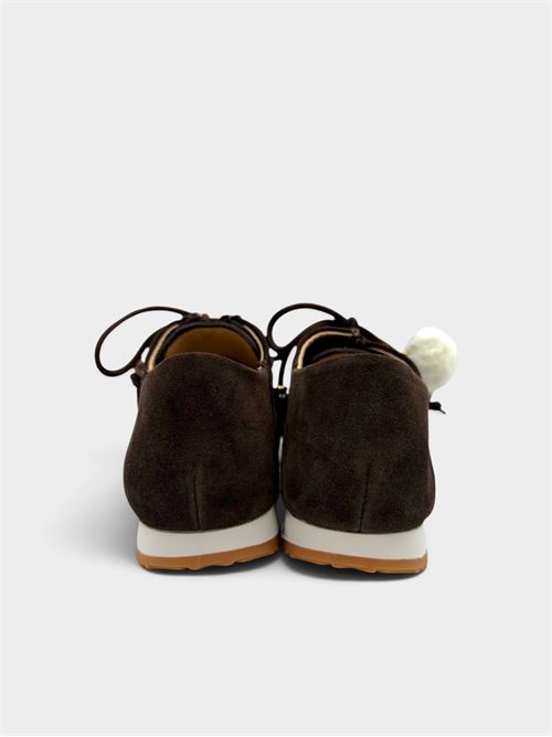 Mocassino t. moro scamosciato con pon pon IL LACCIO | 494351CROSTATDM